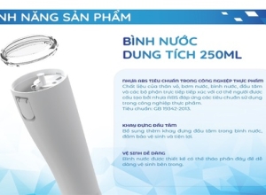 Bình nước dung tích 250ml